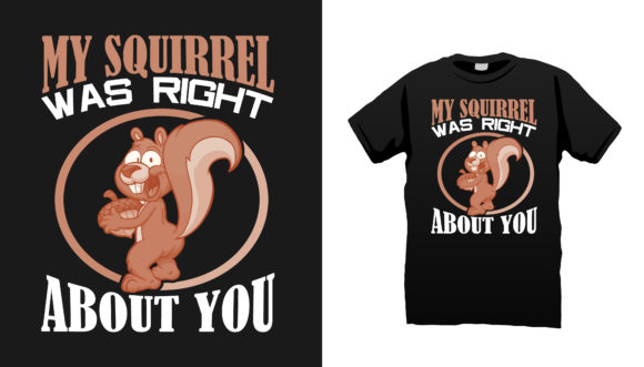 Best Squirrel T Shirt Design for Print