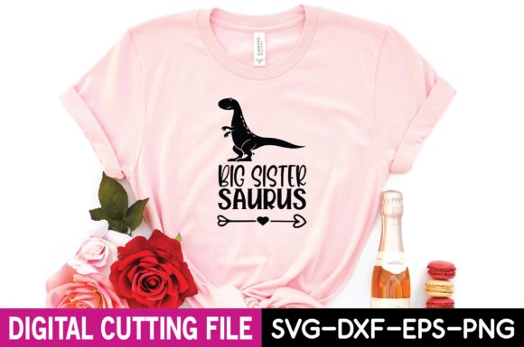 BIG SISTER SAURUS SVG