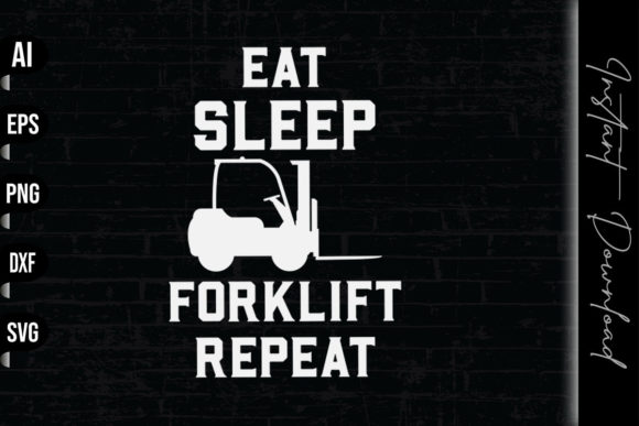 Eat Sleep Forklift Repeat: A Designer’s Take on Real Embroidery Use