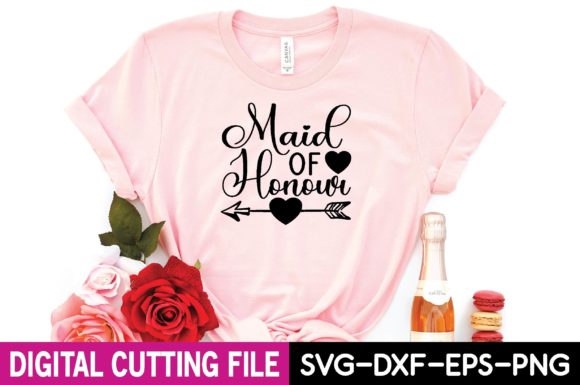 Maid of Honour Svg Design